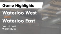 Waterloo West  vs Waterloo East  Game Highlights - Jan. 27, 2020