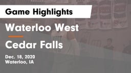 Waterloo West  vs Cedar Falls  Game Highlights - Dec. 18, 2020