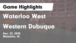 Waterloo West  vs Western Dubuque  Game Highlights - Dec. 22, 2020