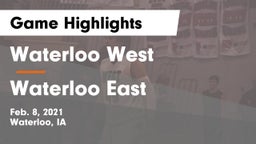 Waterloo West  vs Waterloo East  Game Highlights - Feb. 8, 2021