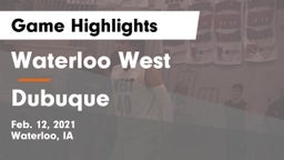 Waterloo West  vs Dubuque  Game Highlights - Feb. 12, 2021