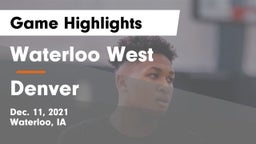 Waterloo West  vs Denver  Game Highlights - Dec. 11, 2021