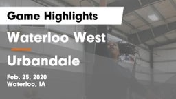 Waterloo West  vs Urbandale  Game Highlights - Feb. 25, 2020