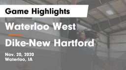 Waterloo West  vs ****-New Hartford  Game Highlights - Nov. 20, 2020