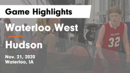 Waterloo West  vs Hudson  Game Highlights - Nov. 21, 2020