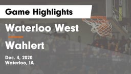 Waterloo West  vs Wahlert  Game Highlights - Dec. 4, 2020