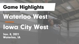 Waterloo West  vs Iowa City West Game Highlights - Jan. 8, 2021