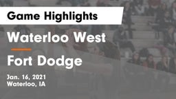 Waterloo West  vs Fort Dodge  Game Highlights - Jan. 16, 2021