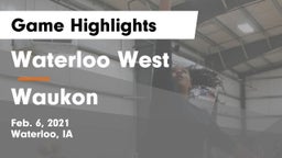 Waterloo West  vs Waukon  Game Highlights - Feb. 6, 2021