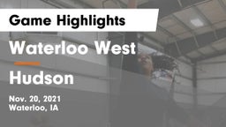 Waterloo West  vs Hudson  Game Highlights - Nov. 20, 2021