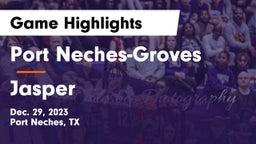 Port Neches-Groves  vs Jasper  Game Highlights - Dec. 29, 2023