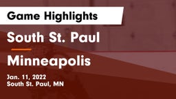 South St. Paul  vs Minneapolis Game Highlights - Jan. 11, 2022