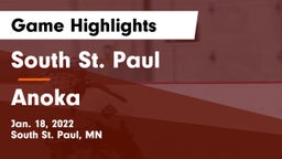 South St. Paul  vs Anoka  Game Highlights - Jan. 18, 2022