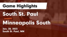 South St. Paul  vs Minneapolis South  Game Highlights - Jan. 28, 2023