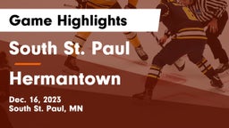 South St. Paul  vs Hermantown  Game Highlights - Dec. 16, 2023