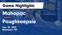 Mahopac  vs Poughkeepsie  Game Highlights - Jan. 20, 2023