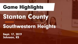 Stanton County  vs Southwestern Heights  Game Highlights - Sept. 17, 2019