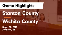 Stanton County  vs Wichita County  Game Highlights - Sept. 24, 2019