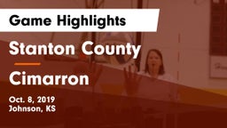 Stanton County  vs Cimarron  Game Highlights - Oct. 8, 2019