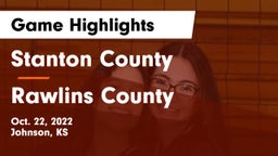 Stanton County  vs Rawlins County  Game Highlights - Oct. 22, 2022