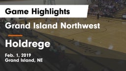 Grand Island Northwest  vs Holdrege  Game Highlights - Feb. 1, 2019