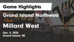 Grand Island Northwest  vs Millard West  Game Highlights - Dec. 5, 2020