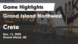 Grand Island Northwest  vs Crete  Game Highlights - Dec. 11, 2020