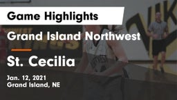 Grand Island Northwest  vs St. Cecilia  Game Highlights - Jan. 12, 2021