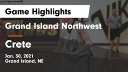 Grand Island Northwest  vs Crete  Game Highlights - Jan. 30, 2021