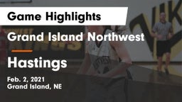 Grand Island Northwest  vs Hastings  Game Highlights - Feb. 2, 2021
