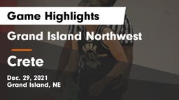 Grand Island Northwest  vs Crete  Game Highlights - Dec. 29, 2021