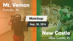 Matchup: Mt. Vernon High vs. New Castle  2016