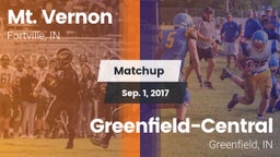 Matchup: Mt. Vernon High vs. Greenfield-Central  2017