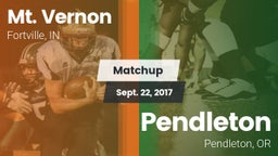 Matchup: Mt. Vernon High vs. Pendleton  2017