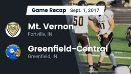 Recap: Mt. Vernon  vs. Greenfield-Central  2017