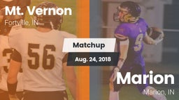Matchup: Mt. Vernon High vs. Marion  2018