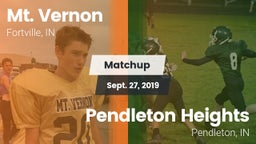 Matchup: Mt. Vernon High vs. Pendleton Heights  2019