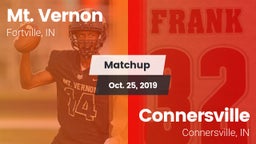 Matchup: Mt. Vernon High vs. Connersville  2019
