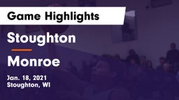 Stoughton  vs Monroe  Game Highlights - Jan. 18, 2021