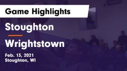 Stoughton  vs Wrightstown  Game Highlights - Feb. 13, 2021