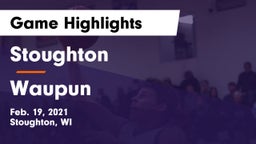 Stoughton  vs Waupun  Game Highlights - Feb. 19, 2021