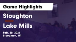 Stoughton  vs Lake Mills  Game Highlights - Feb. 20, 2021