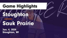 Stoughton  vs Sauk Prairie  Game Highlights - Jan. 4, 2024