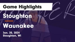 Stoughton  vs Waunakee  Game Highlights - Jan. 20, 2024