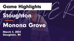 Stoughton  vs Monona Grove  Game Highlights - March 2, 2024