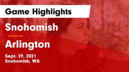 Snohomish  vs Arlington  Game Highlights - Sept. 29, 2021