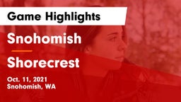 Snohomish  vs Shorecrest  Game Highlights - Oct. 11, 2021