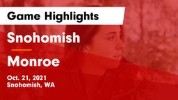 Snohomish  vs Monroe  Game Highlights - Oct. 21, 2021