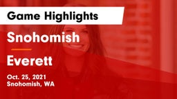 Snohomish  vs Everett  Game Highlights - Oct. 25, 2021