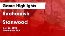 Snohomish  vs Stanwood  Game Highlights - Oct. 27, 2021